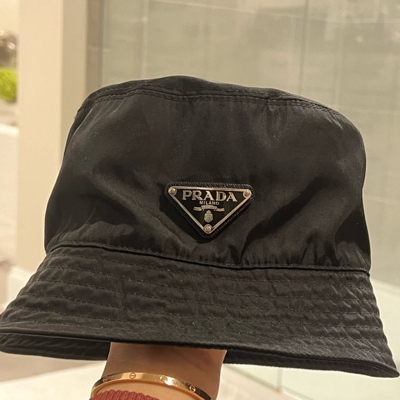 Prada Black Nylon Hat and Bag Duo - Picture 2 of 3